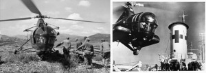Guerra da Coréia ( 1948 - 1953 ) - Inicio do transporte Aeromédico através de asa rotativa